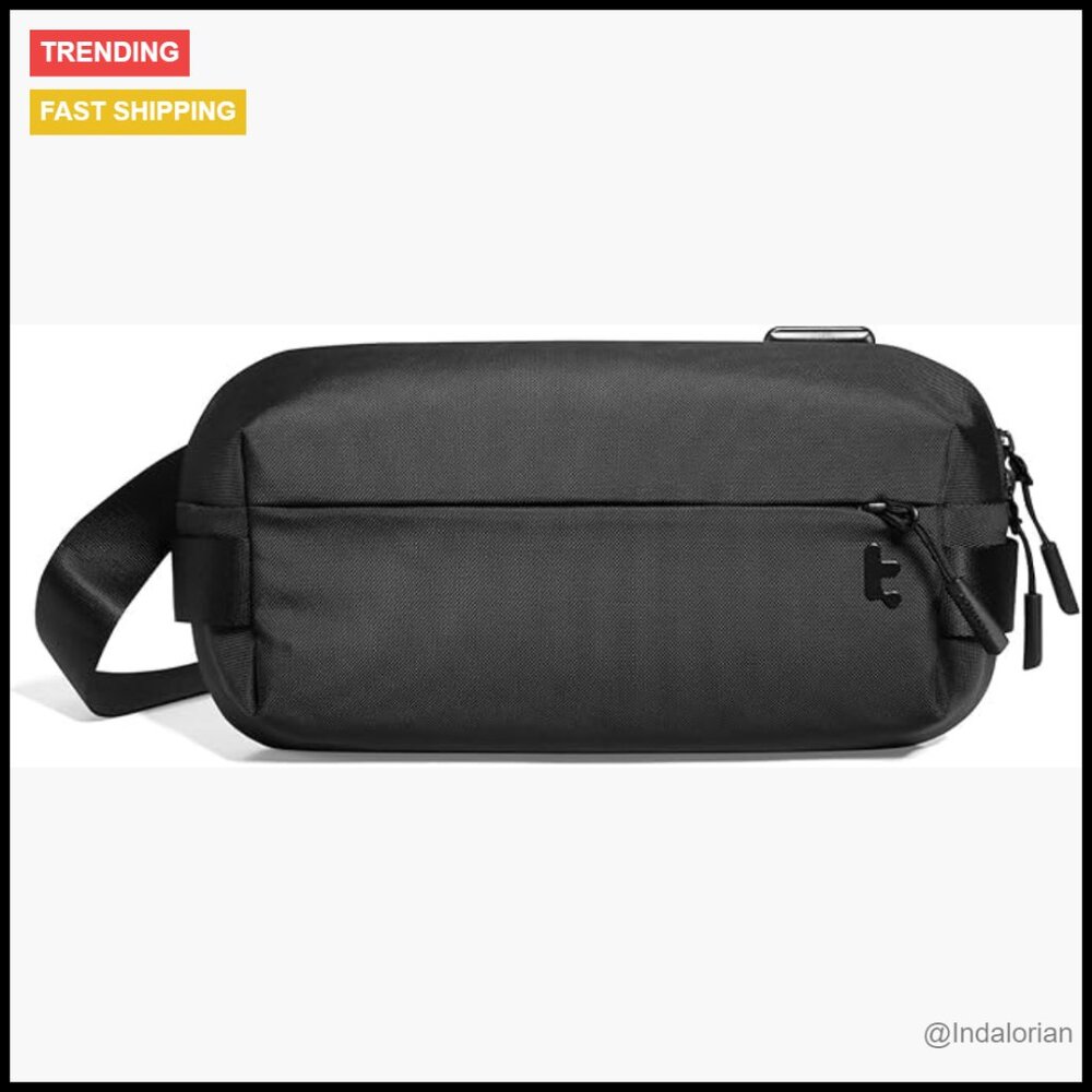 Minimalist Crossbody Sling Bag Lightweight Water-Resistant Travel Daypack